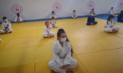 Yunusemre'de judoda kuak snav heyecan