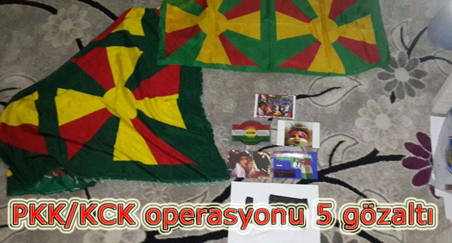PKK/KCK operasyonu 5 gzalt