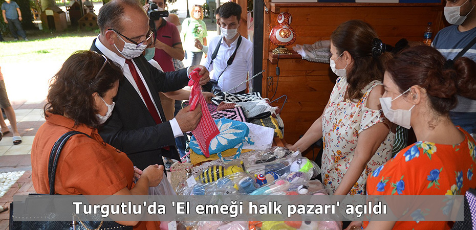 Turgutlu'da 'El emei halk pazar' ald
